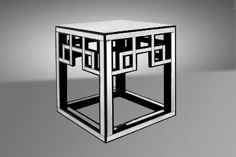 Linley Contemporary Mirrored End Table