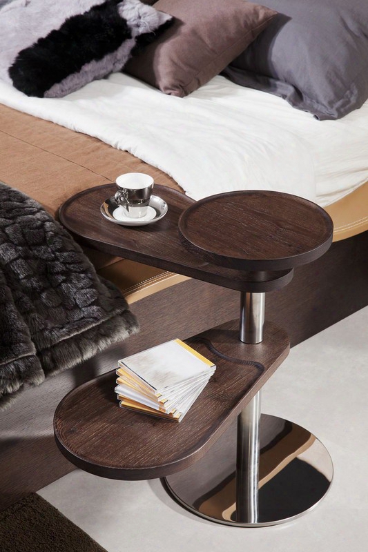 Modresg Abseil Modern Brown Oak End Table