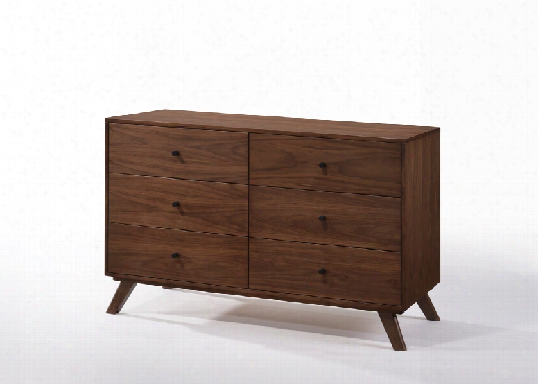 Modrest Addison Mid-century Modern Walnut Dresser