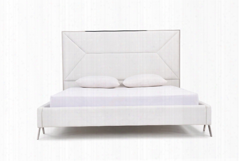 Modrest Candid Modern White Bed