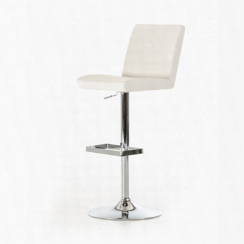 Modrest Jason Modern White Bar Stool