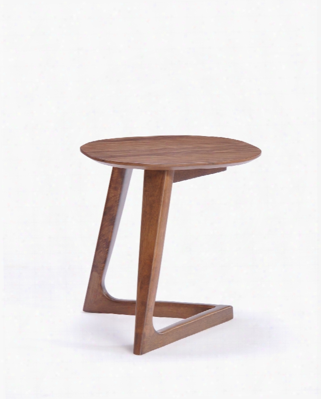 Modrest Jtt Mid-century Walnut End Table