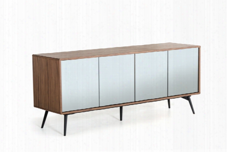 Modrest Kennedy Mid-century Walnut Buffet