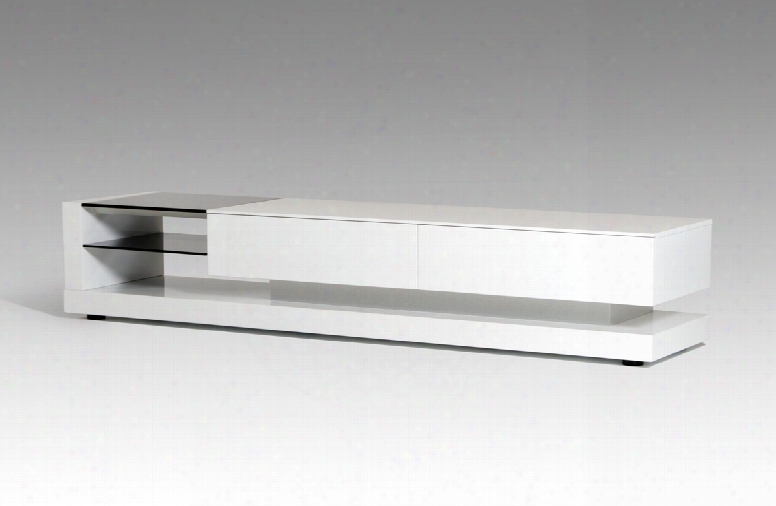 Modrest Mali Modern White Tv Stand