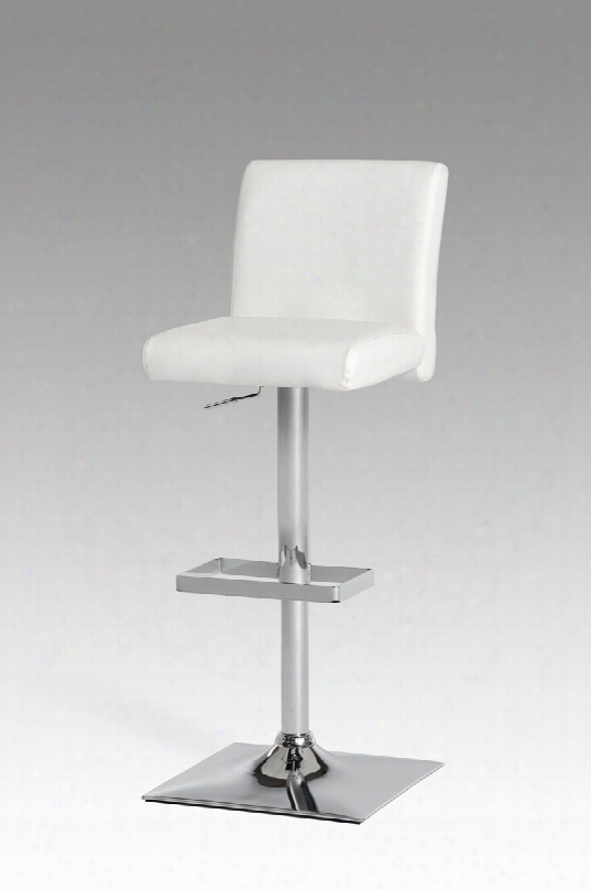 Modrest Marnice Modern White Bar Stool