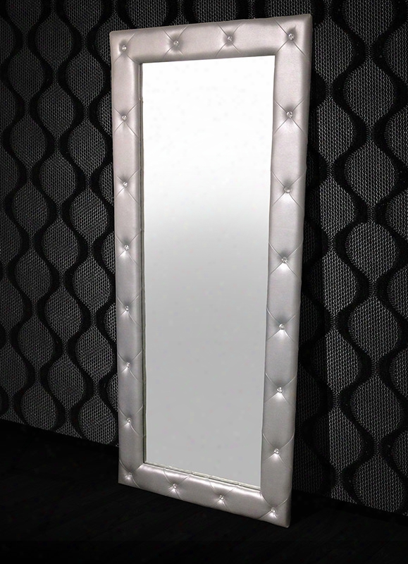 Modrest Monte Carlo Transitional Platinum Floor Mirror