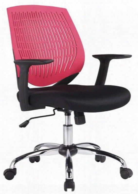 Modrest Prime Modern Black And Red Office Chair