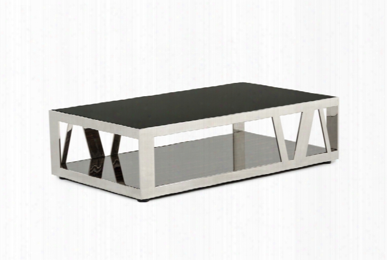 Modrest Sherman Modern Ebony Coffee Table