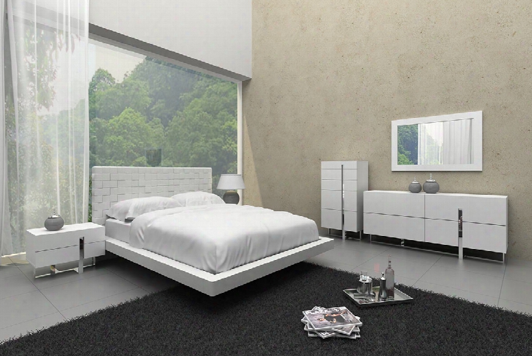 Modrest Voco Modern White Bedroom Set