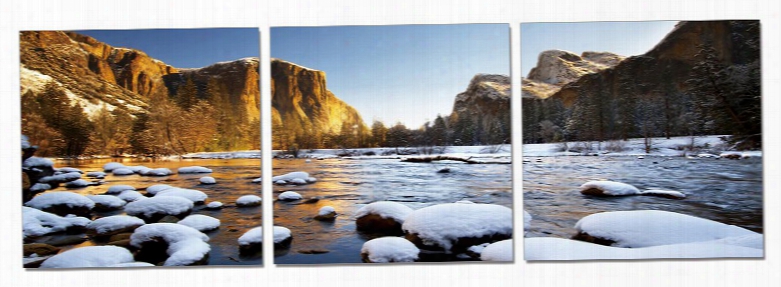 Modrest Yosemite 3-panel Photo On Canvas