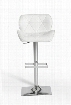 Modrest Otto Modern White Leatherette Bar Stool