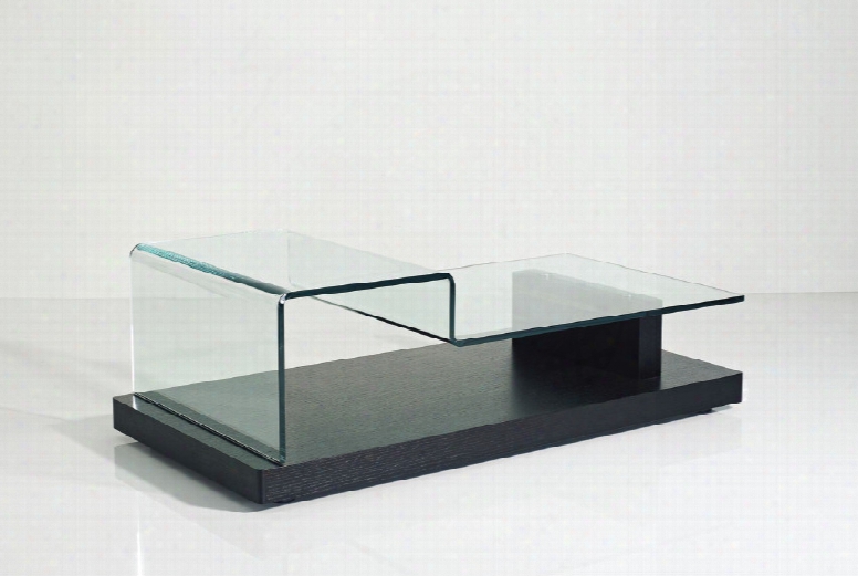 Slope Modern Glass Coffee Table