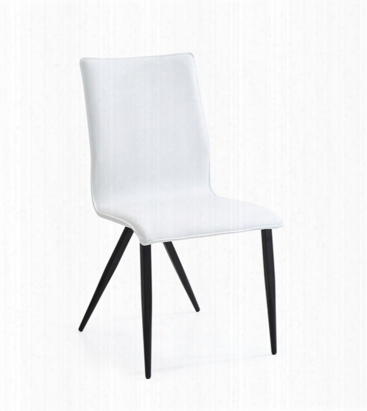 Xyla - Modern White & Black Dining Chair (set Of 2)