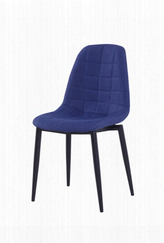 Zella - Modern Blue Dining Chair (set Of 2)