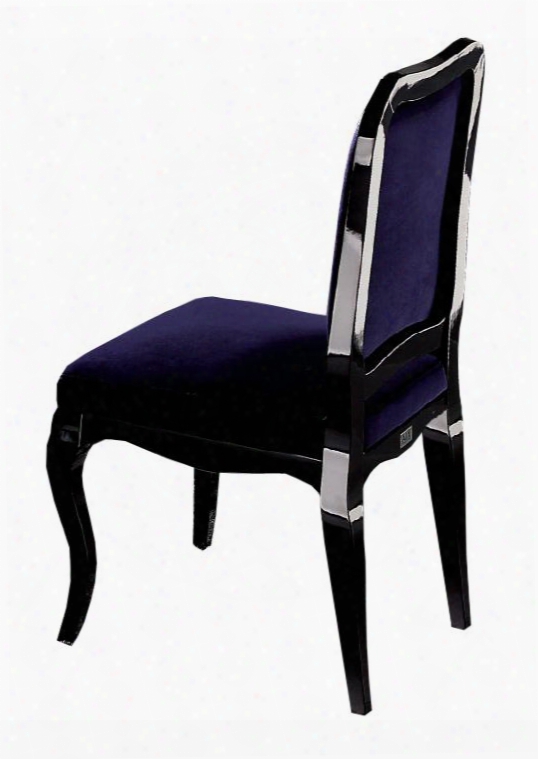 A&x Margaret Purple Velvet Side Chair