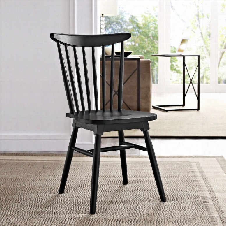 Amble Dining Side Chair In Black