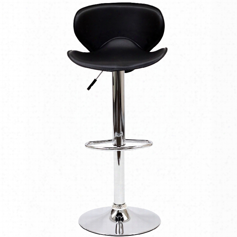 Booster Bar Stool In Black