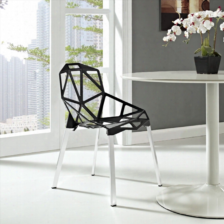 Connections Dining Side Chair In Black