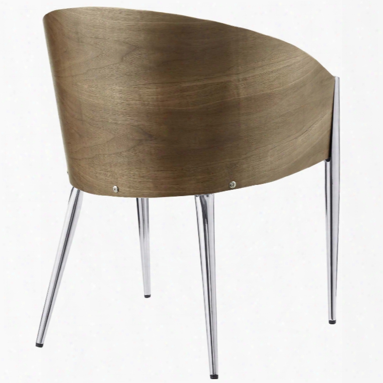 Cooper Dining Wood Armchair In Silver