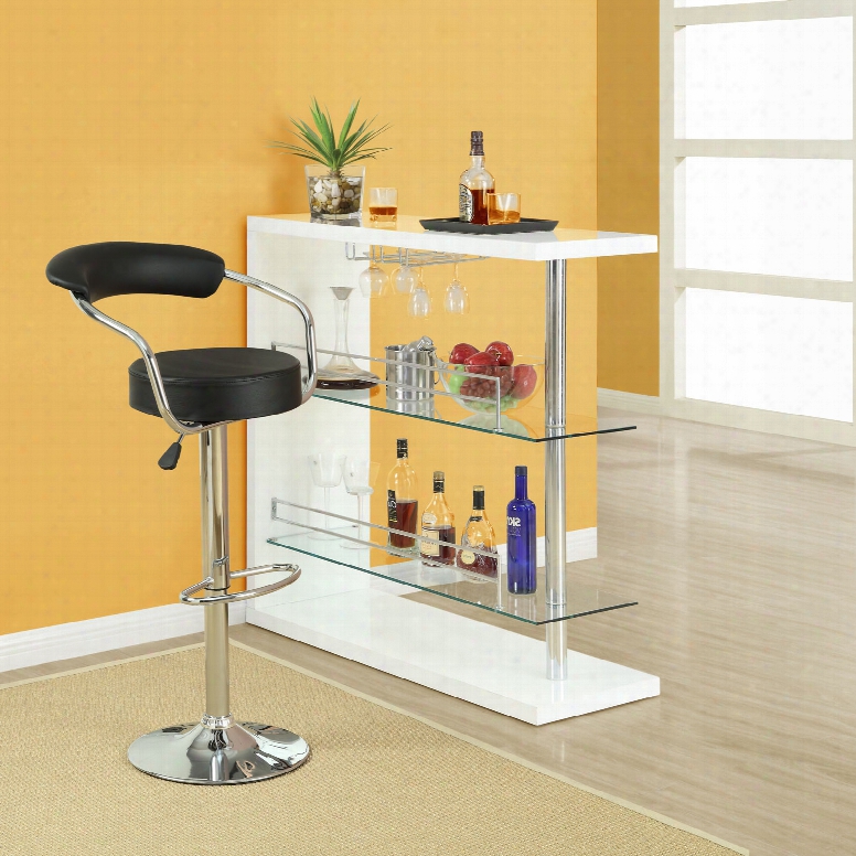 Diner Bar Stool In Black