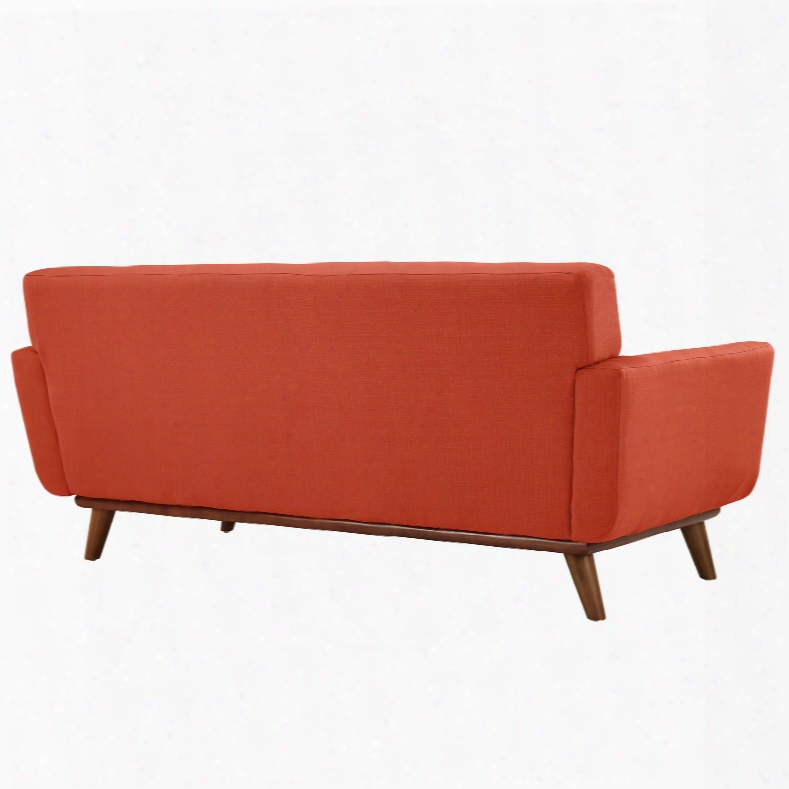 Engage Armchair And Loveseat Set Of 2 In Atomic Red