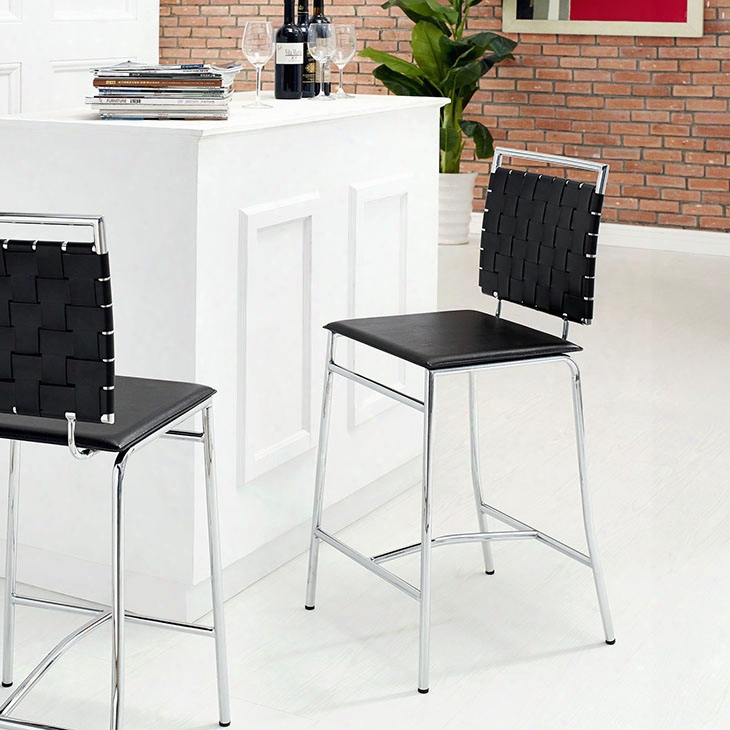 Fuse Counter Stool In Black