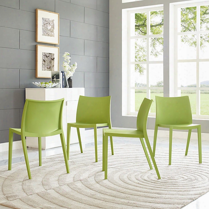 Gallant Dining Side Chair Set Of 4 In Green