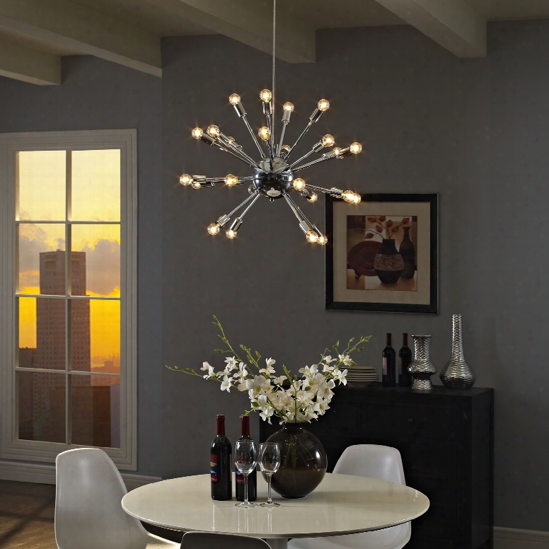 Gamut Chandelier In Silver