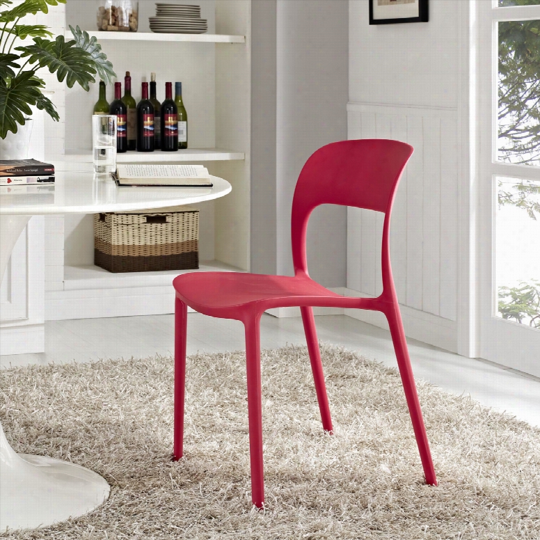 Hop Dining Side Chair In  Red