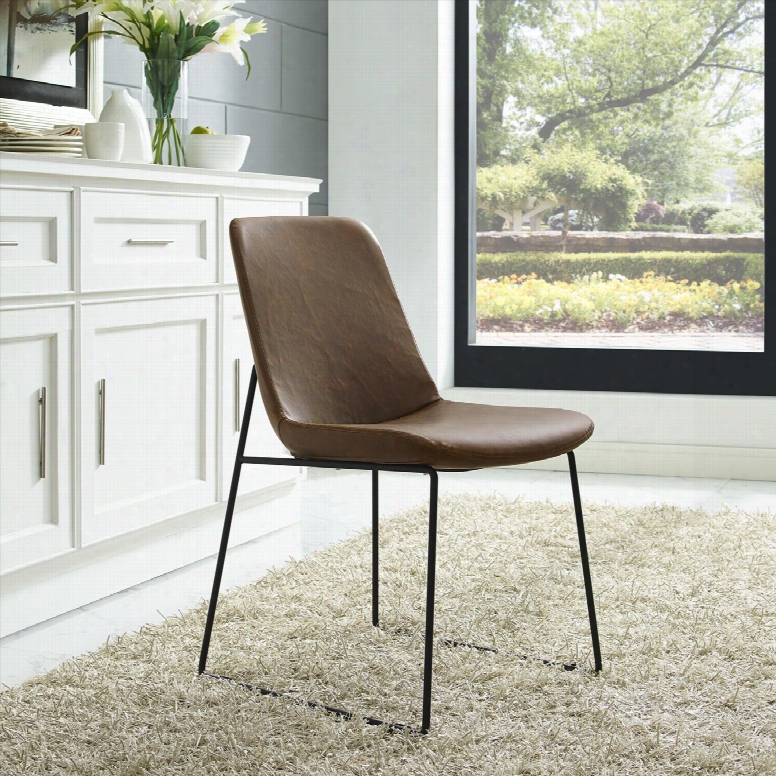 Invite Dining Side Chair In Brown