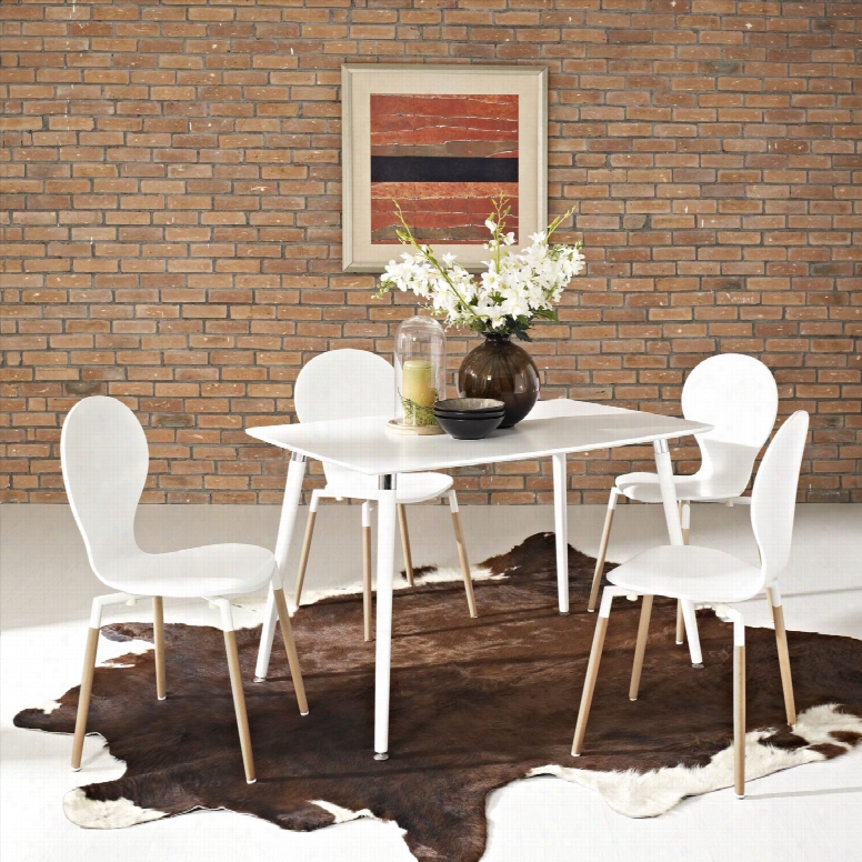 Lode Dining Table In White