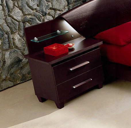 Miss Italia Italian Modern Wenge Nightstand