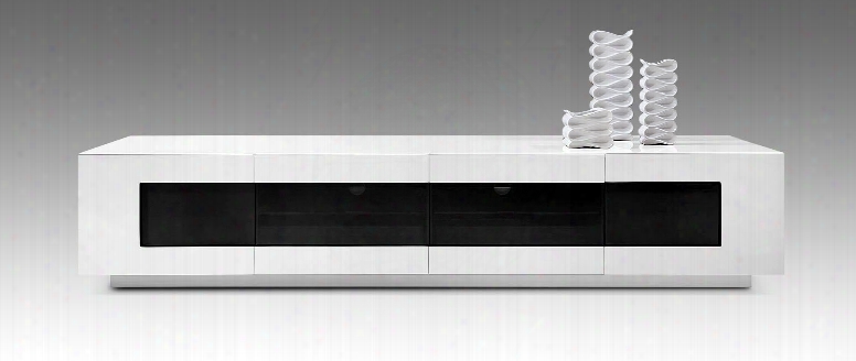 Modrest Frost Modern White Tv Unit