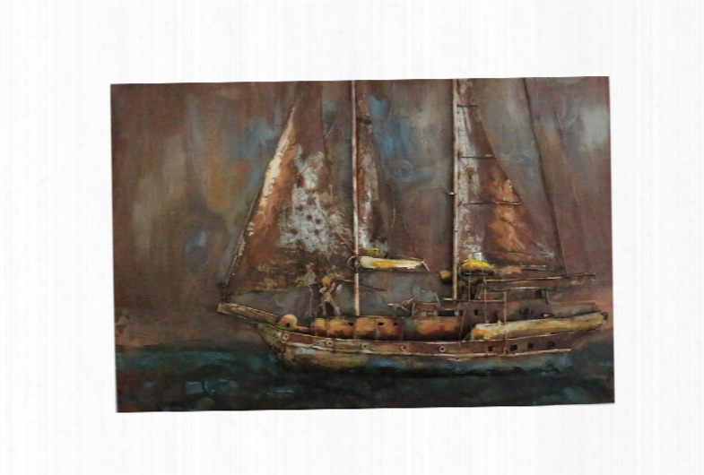 Modrest Pinnace Modern Boat Painting