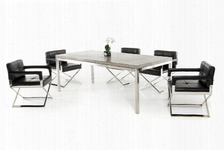 Modrest Retna Modern Concrete Dining Table