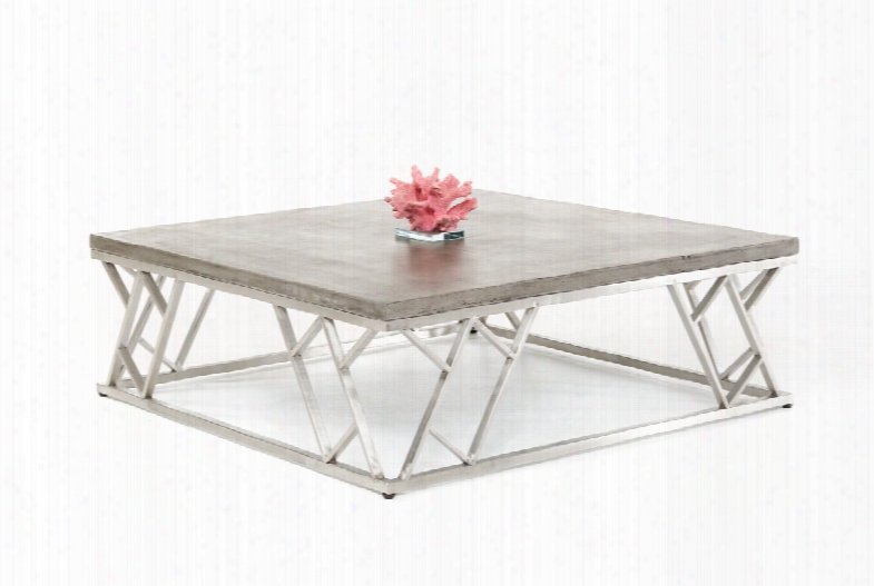 Modrest Scape Modern Concrete Coffee Table