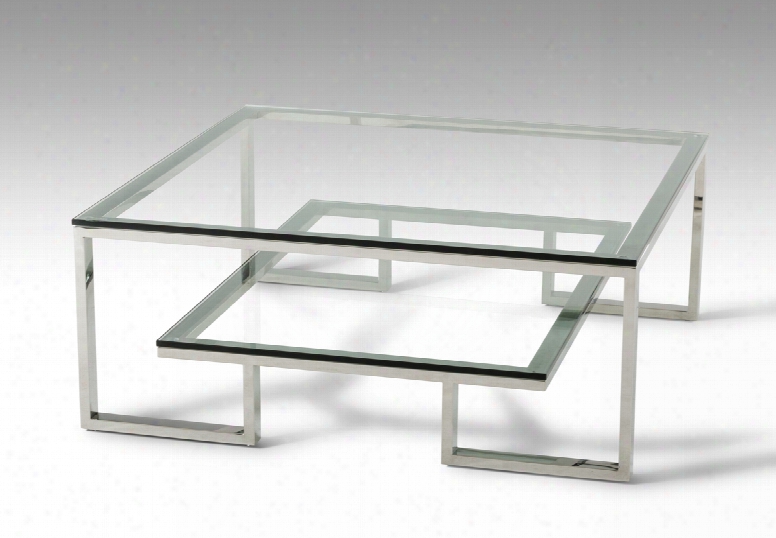 Modrest Topaz Modern Glass Coffee Table