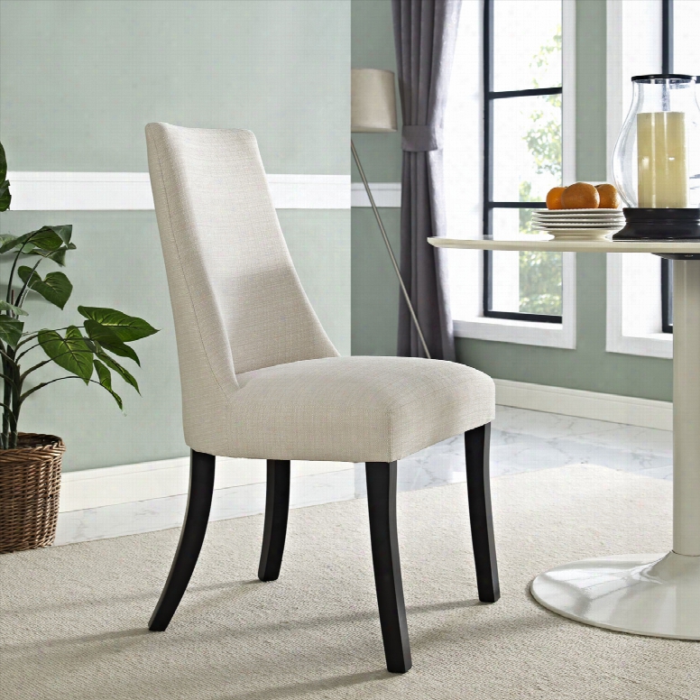 Reverie Dining Side Chair In Beige