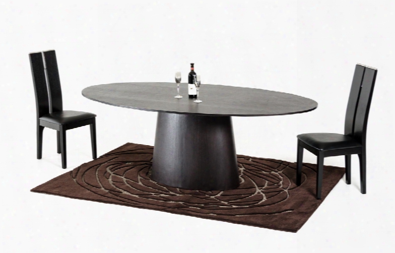 Stepford Modern Wenge Oval Dining Table