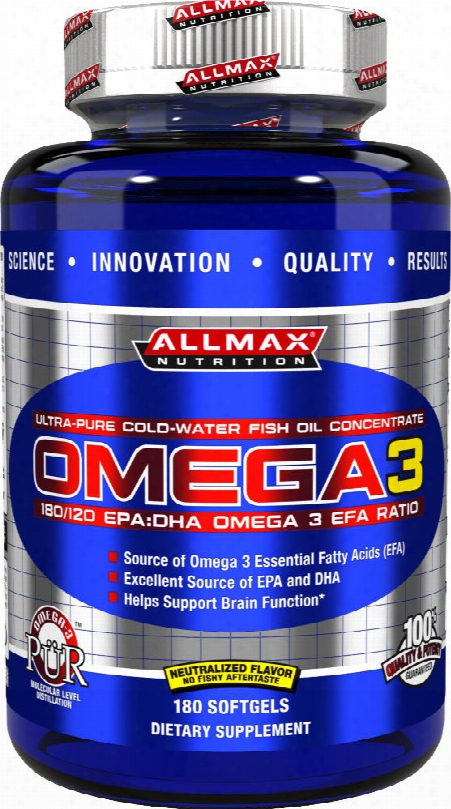 Allmax Nutrition Omega 3 - 180 Softgels