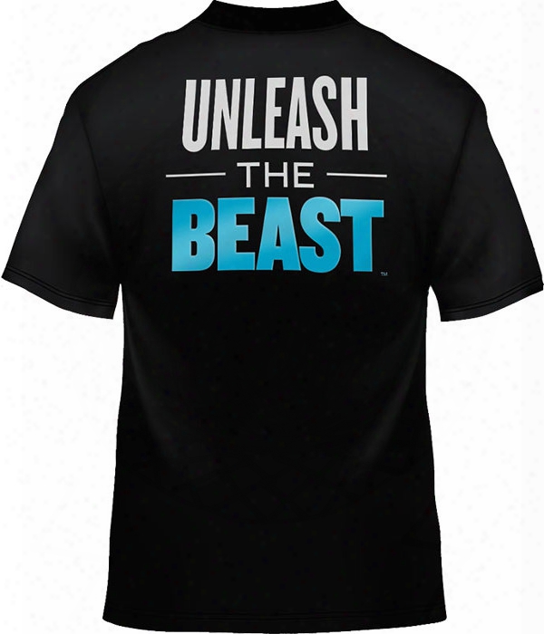 Beast Sports Nutrition "unleash The Beast" T-shirt - Black Large