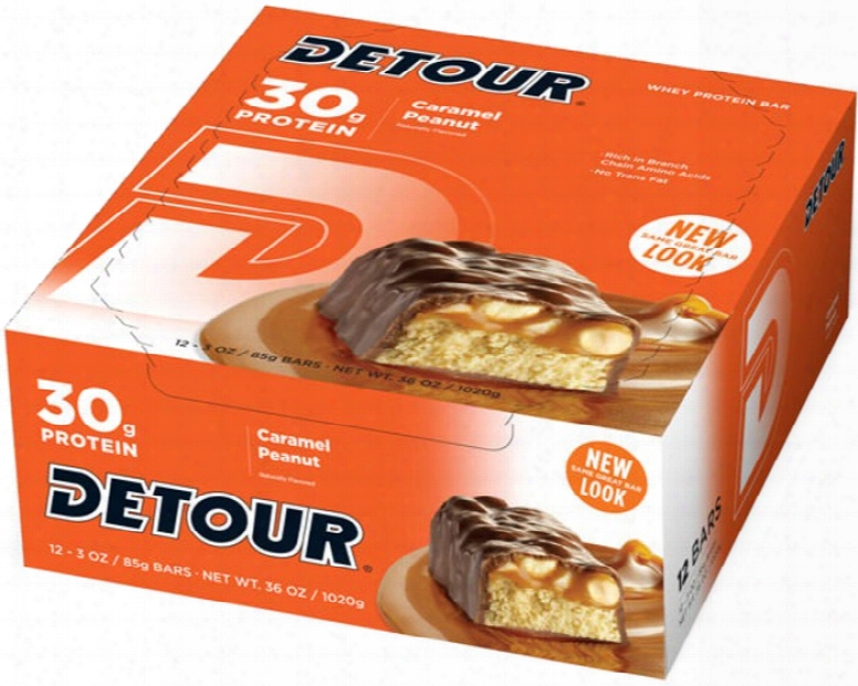 Detour Detour Bar - Box Of 12 - 85g Caramel Peanut