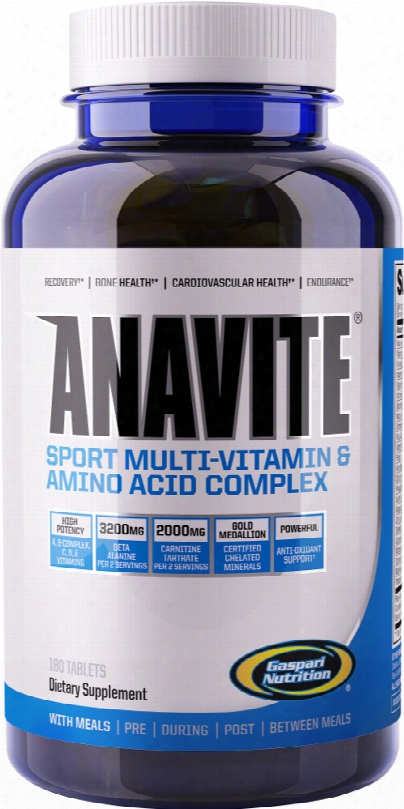 Gaspari Nutrition Anavite - 180 Tablets