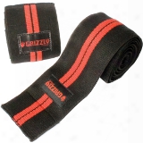 Grizzly Fitness Powerlifting Knee Wraps - 1 Pair