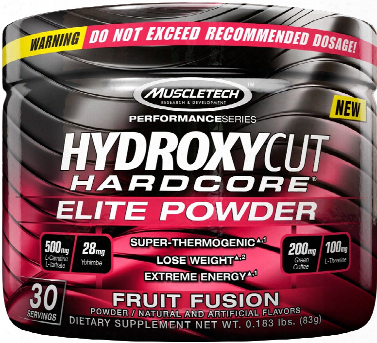 Muscletech Hydroxycut Hardcore Elite Powder - 30 Servings Fruit Fusion