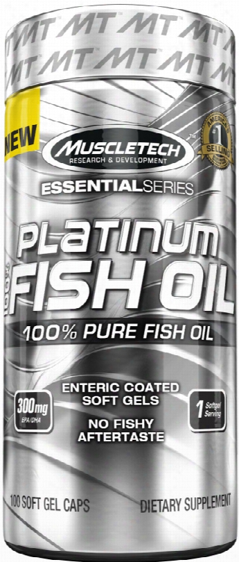 Muscletech Platinum 100% Fish Oil - 100 Softgels