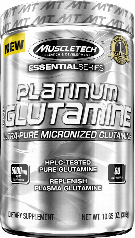 Muscletech Platinum 100% Glutamine - 300g Unflavored