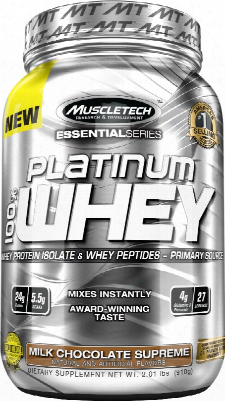 Muscletech Platinum 100% Whey - 2lbs Cookies And Cream