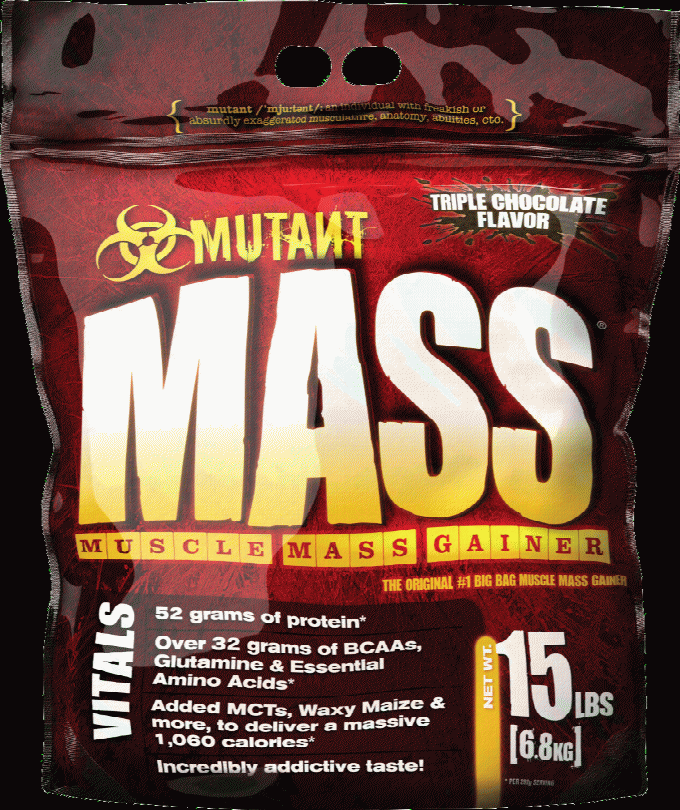 Mutant Mass Gainer - 15lbs Triple Chocolate Flavor