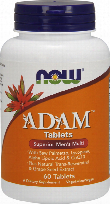 Now Foods Adam Men's Multi Tablets - 60 Tablets